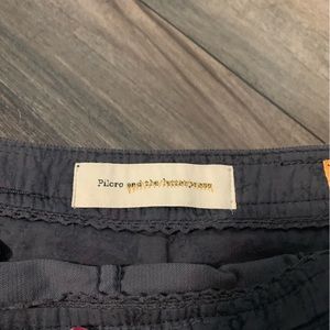 Pilcro and the Letterpress Skirt Womens 6 Gray Corduroy Pencil boho corduroy